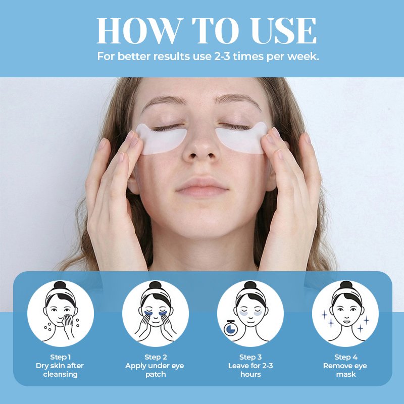 Hydrogel Collagen Eye Mask Under Eye Patches - 12